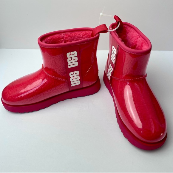 NWT UGG Classic Clear Mini Boot — Pink - Picture 2 of 7